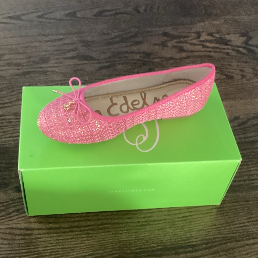 Sam Edelman Pink Glitter Dress Shoes